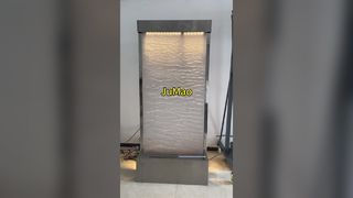 Water Mesh Curtain Serene Waterfall Feature