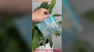 Colorful Metal Window Screens Decorative Wire Mesh Gradient Color Fade Color