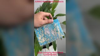 Color-Changing Metal Mesh Mesh Laminated Glass Decorative Indoor Metal Mesh