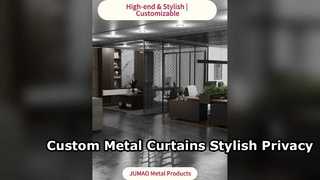 Black Samurai Privacy Partition Aluminum Stainless Steel Architect Expanded Metal Mesh Facade