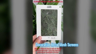 Woven Metal Mesh Decorative Wire Mesh Room partition Window screen Insect screen