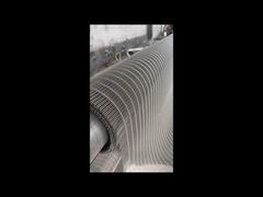Authentic factory production scenes of metal woven mesh