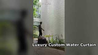 Stainless Steel Water Curtain Decorative Wire Mesh Water Curtain Commercial Landscape