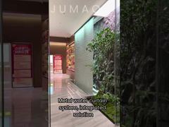 Modern Stainless Steel Water Curtain Luxury Feature