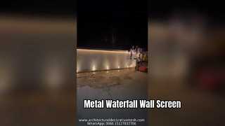 Waterfall Fountain Screen Architectural Water Feature