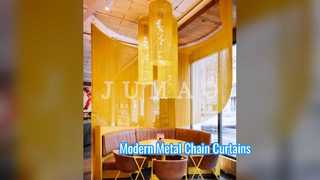 Custom Metal Chain Link Curtains for Modern Architecture