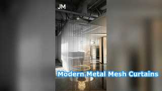 Metal Mesh Curtains for Stylish Space Dividers