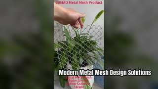 Spiral Metal Mesh Architectural Mesh Decorative Facade Screen