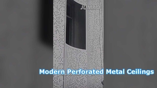 Perforated Metal Curtain Wall For Building Facades