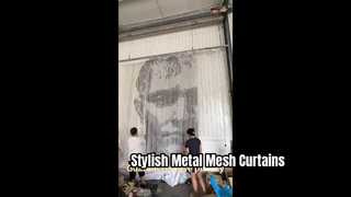 Actual Shooting Video of Metal Chain Link Curtain Production Process