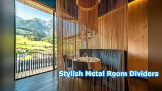 Metal Chain Curtains for Stylish Room Dividers