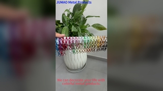 Colorful Aluminum Decorative Curtains Metal Chain Link Curtains Stylish, light-luxury and private