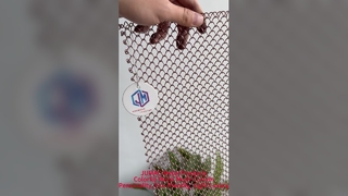 Colorful Metal Curtains Metal Mesh Curtains Decorative Metal Curtains Personalized, light luxury pri