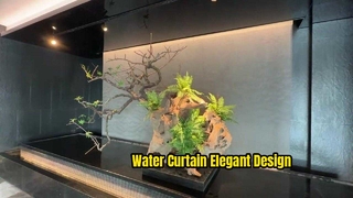Stainless Steel Water Curtain Elegant Modern Design