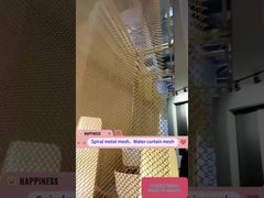Decorative Water screen Metal Mesh Curtains Metal Water Curtain Landscape