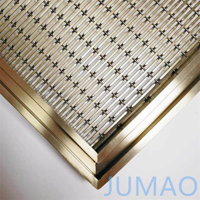 Mesh Insert Champagne Finish Cabinet Mesh Inserts Metal For Armoires Door