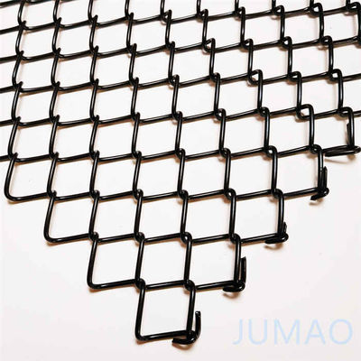 16mm Hole Coiled Flexible Fireplace Mesh Curtain Screen Screen