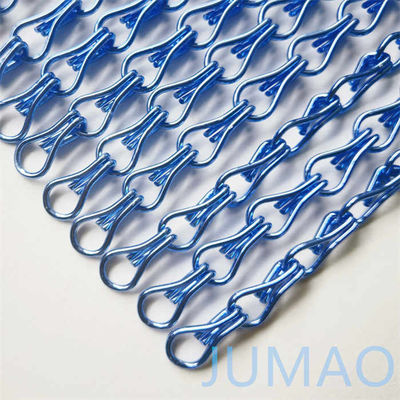 Galvanized Aluminum Metal Chain Link Curtains indoor Door Dividers