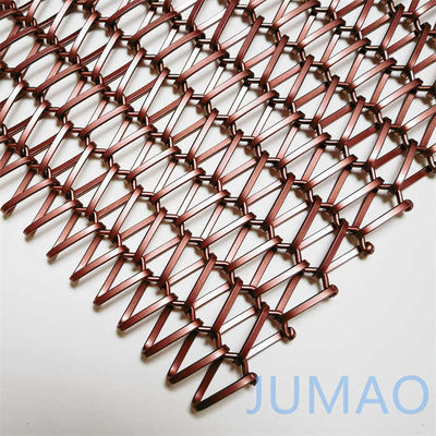 OEM Decorative Wire Mesh Mesh Room Divider For Facades