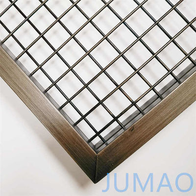 Kitchen Decorative Cabinet Mesh Inserts Brass Screen Barrier