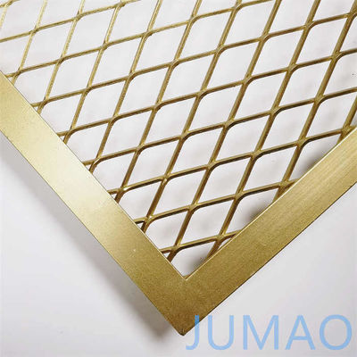 Champagne Gold Architectural Expanded Metal Copper Mesh