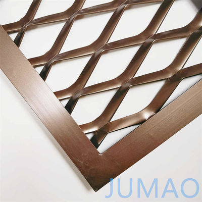 Building Cladding Architectural Expanded Metal Mesh Sheets OEM