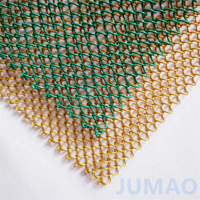 Stainless Steel Painted Metal Mesh Chain Curtains Room Partition