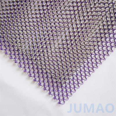 Jumao Metal Mesh Curtains Spiral Space Dividers