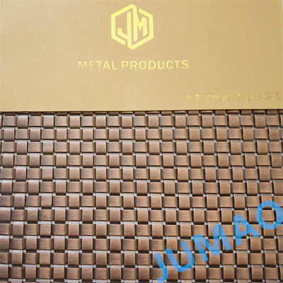 Fireproof Stainless Steel Architectural Decorative Mesh For Building