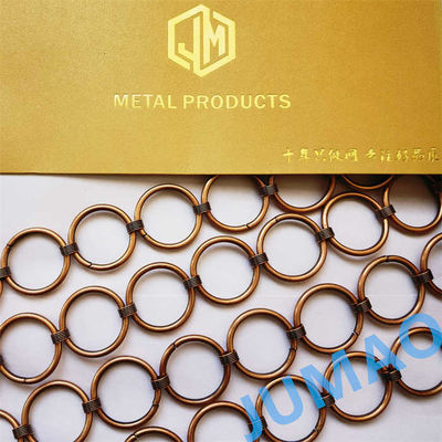 Shiny Interior Decorative Brass Wire Mesh 1m-6m Standard Length