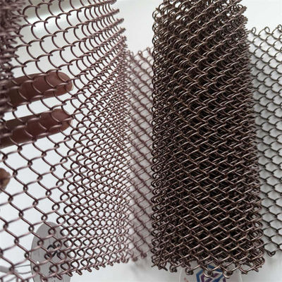 Stainless Steel Metal Mesh Ceiling Various Sizes 0.8mm To 3mm For Durable Stylish Ceilings