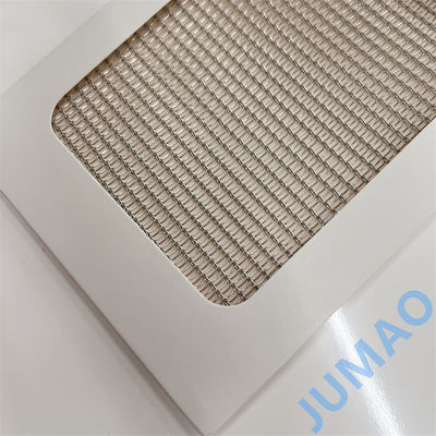 Copper Fabric Mesh Laminated Glass External Facade With Customized Patterns