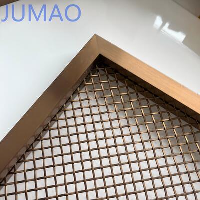 Aluminum Decorative Wire Mesh Panels Featuring Unique Patterns For Building Facades