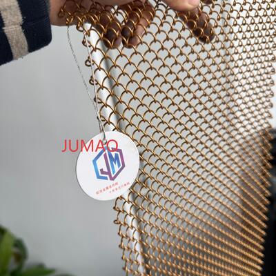 Spiral Decorative Metal Mesh Indoor Architectural Mesh Woven Mesh Metal