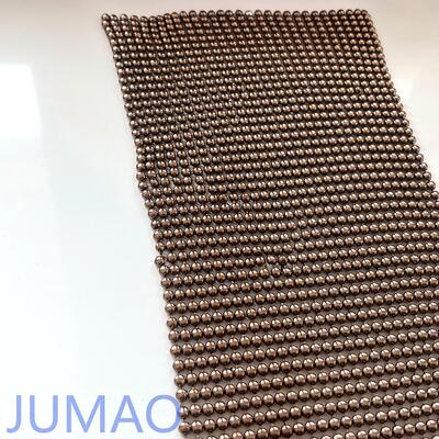 Premium Metal Beaded Sequin Curtain Enhances Ambiance With Beautiful Light Refraction