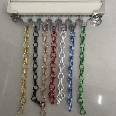 Wire Diameter 18mm Or 20mm Ceiling Mounted Metal Chain Link Curtains Heavy Duty Metal Mesh Curtains Suitable For Warehouse