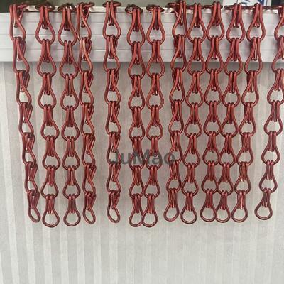 Aluminum Chain Curtains Aluminum Metal Curtains Stainless Steel Versatile Decorative Screens for Commercial and Industrial