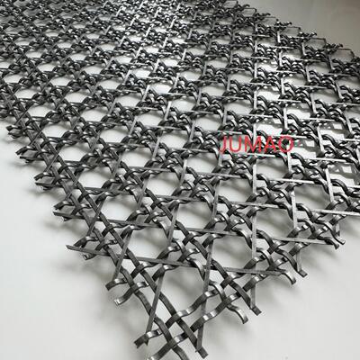 Crimped Architectural Metal Mesh Decorative Wire Mesh Indoor Partitions