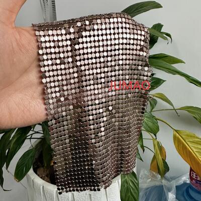 Decorative Metal Mesh Curtain Metal Sequin Curtains Indoor partition screen