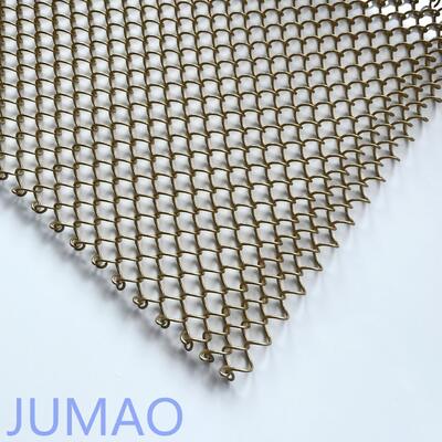 Premium Chainmail Style Metal Mesh Curtains Decorative Fireplace Screen Drapery