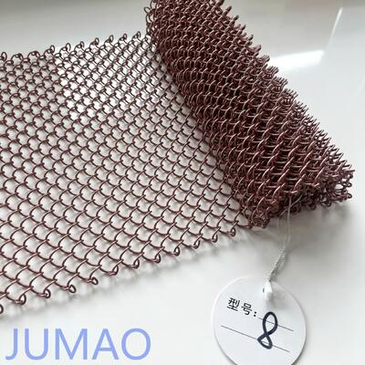 Restaurant Interior Metal Mesh Curtains Offering Elegant And Practical Room Partition