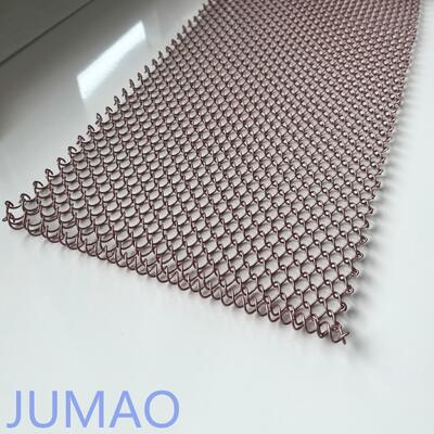 Ceiling Mounted Mesh Curtain Stainless Ideal For Background And Commercial Environments