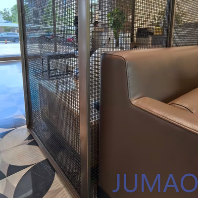Furniture Decorative Mesh Laminated Glass Panels Introduces Warmth Brilliance To Interiors