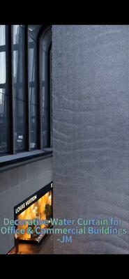 Custom Size Stainless Steel Water Curtain with 1.0-2.0 mm Wire Diameter and Recirculating Pump System