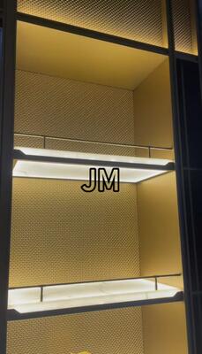 Stainless Steel Woven Architectural Mesh with 5mm Opening Size and Customizable Sizes for Cabinet Doors