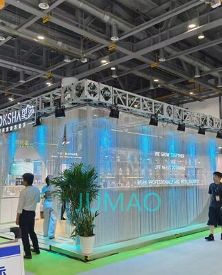 Anodized Aluminum Metal Chain Link Curtains 9*16mm Mesh for Exhibition Hall Partition and Metal Mesh Curtains